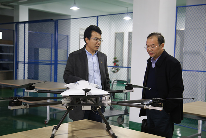 2017年12月14日宁波经信委蔡克俭处长现场考察